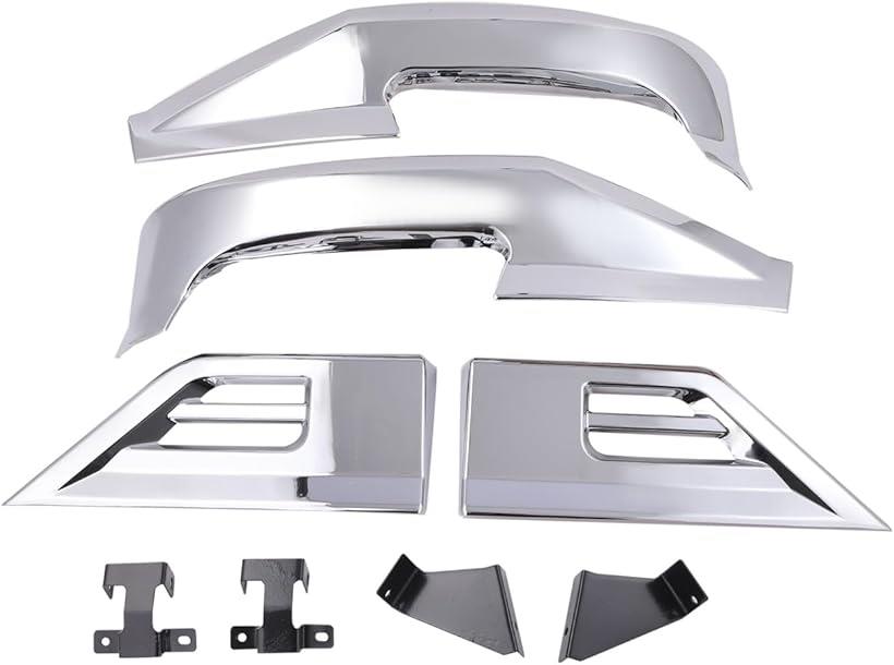 【楽天ランキング1位入賞】ふそう フロント リップスカート ＆ サイドステップ エクステンション 左右セット ベストワンファイター 標準 ワイド メッキ ABS製 社外品