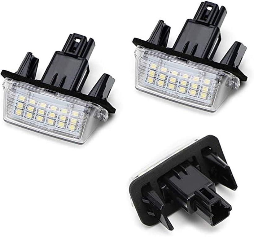 ® 純正交換 LED 18発x2 ナンバー灯 ライセンス灯 トヨタ カムリ アクア アベンシス ラクティス シエン..