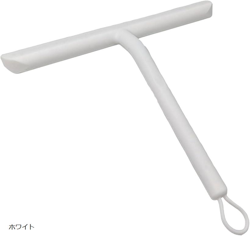 水切りワイパー 風呂 窓拭き 鏡 掃除 スクイジー ドライワイパー ハンディワイパー シリコン 吊り下げ ..