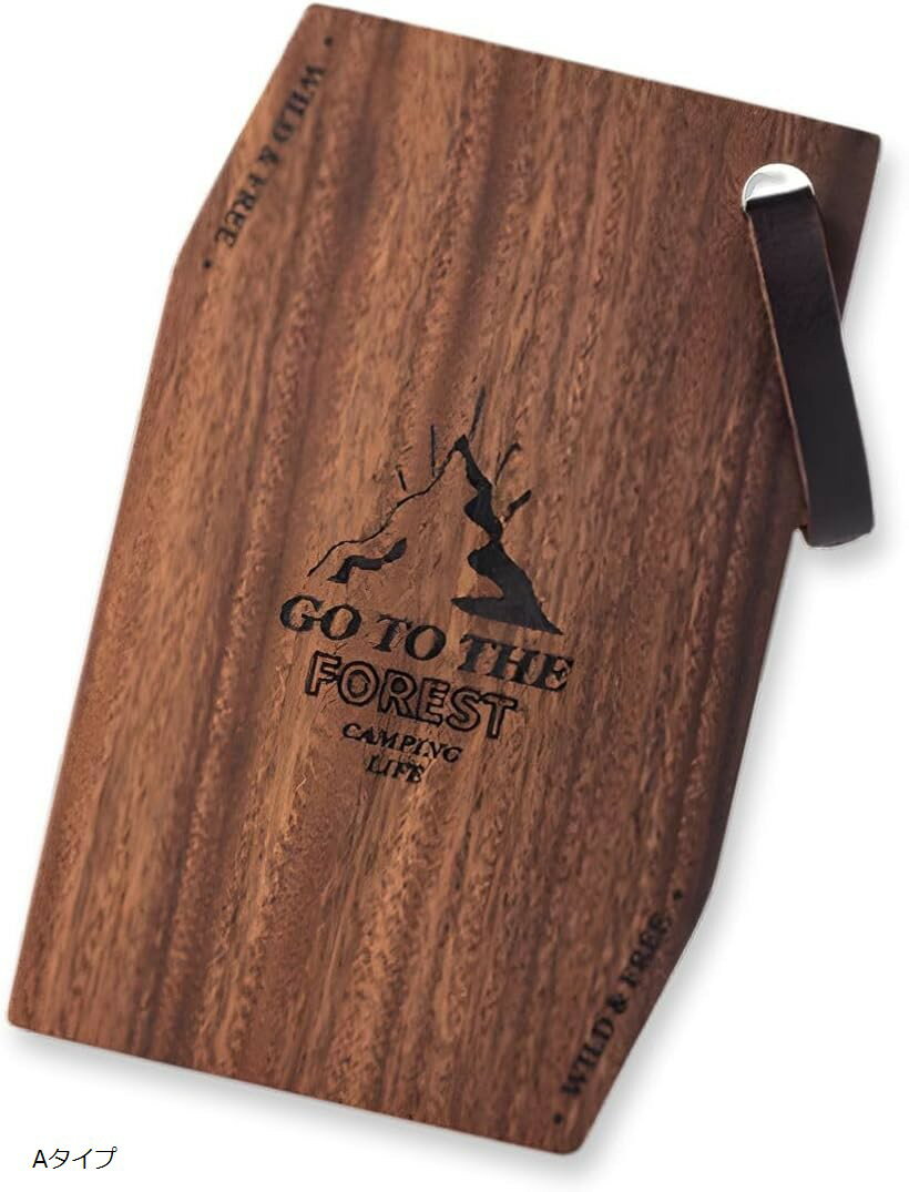 薪割り台 バトニング キャンプ 木製 おしゃれ コンパクト 斧 ナタ くさび (Aタイプ)