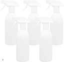 スプレーボトル トリガータイプ 詰替用ボトル アルコール対応 霧吹き 500ml((5))