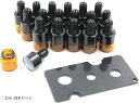 アロマ スポイト遮光瓶 アロマオイル 保存 容器 小分け 詰め替え ボトル(1ml 18本セット)