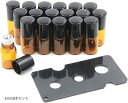 アロマ ロールオンボトル ガラス 遮光瓶 オイル 香水 精油 詰替 保存 容器 ビン 香水瓶(2ml18本セット)