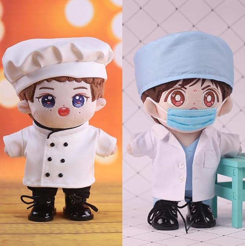 ぬい服 ぬいぐるみ 20cm 人形 コック 3