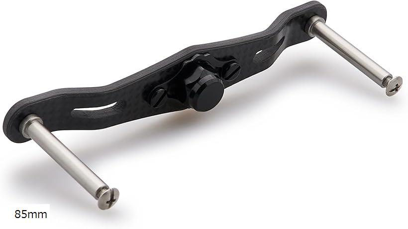 Other - V2.0 リール ハンドル ノブ無し 1.5K炭素布 カーボン製 シマノ ダイワ アブかルシア通用 ベイトリール 64 (85mm)