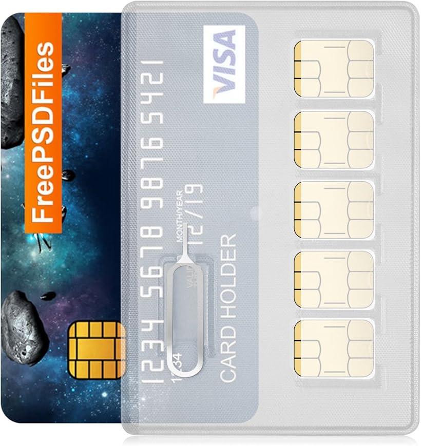 SIMカード ＆ MicroSD ホルダー 2 リリースピン 2パック カード収納ケース マイクロ ナノ Micro-SD メモリー 2つ SIM用交換ピン