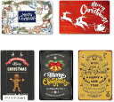 ブリキ 看板 ハロウィン クリスマス 壁飾り プレート インテリア レトロ 雑貨 アンティーク調 ヴィンテージ風(クリスマスver1)