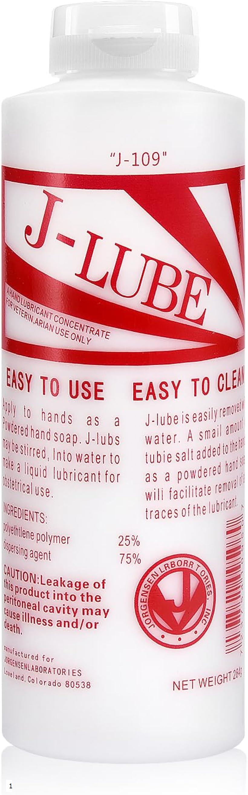 J-LUBE パウダーを水と混ぜる 1本のボトルで6-8ガロン以上 / 30リットル以上の潤滑剤10オンス(white)
