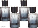 香水 アトマイザー 持ち運び スプレー容器 アルコール 詰め替え 4個セット(ブラック, 30ml)