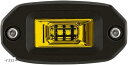 互換品 フォグランプ 作業灯 ワークライト バックランプ 補助灯 埋め込み式 LED 12v 24v 20w 汎用(イエロー, ホワイト4インチ)