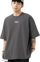 半袖Tシャツ メンズ レディース BIG ゆったり ビッグシルエット 綿100% クルーネック 重ね着風 トップス カットソー ドロップショルダー 男女兼用(グ...