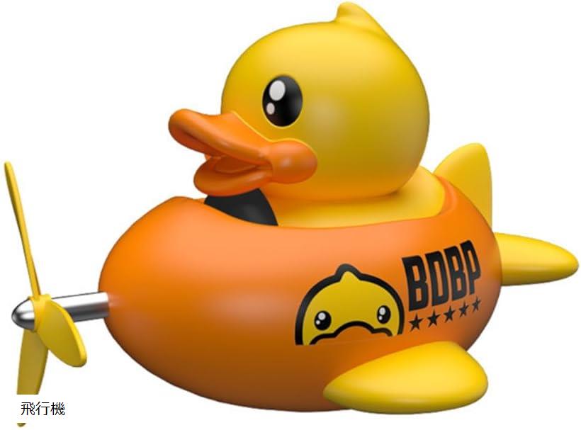 自転車 ベル 自転車ベル アクセサリー 三輪車 バイク おしゃれ 飾り(アヒル飛行機 オレンジ, ワンサイズ)