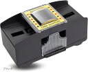 カードシャッフラー 自動 トランプ シャッフル 機 ポーカー カードゲーム unoなど(ブラック)