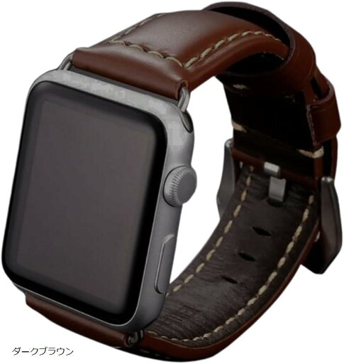 アップルウォッチ Apple Watch バンド 本革製 幅広24mm 厚さ6.3mm レザーバンド 交換ベルト Series10/9/8/7/6/5/4/3/2/1/Ultra/SE に対応(ダークブラウン, ミディアム) アップルウォッチ Apple Watch バンド 本革製 幅広24mm 厚さ6.3mm レザーバンド 交換ベルト Series10/9/8/7/6/5/4/3/2/1/Ultra/SE に対応(ダークブラウン, ミディアム)