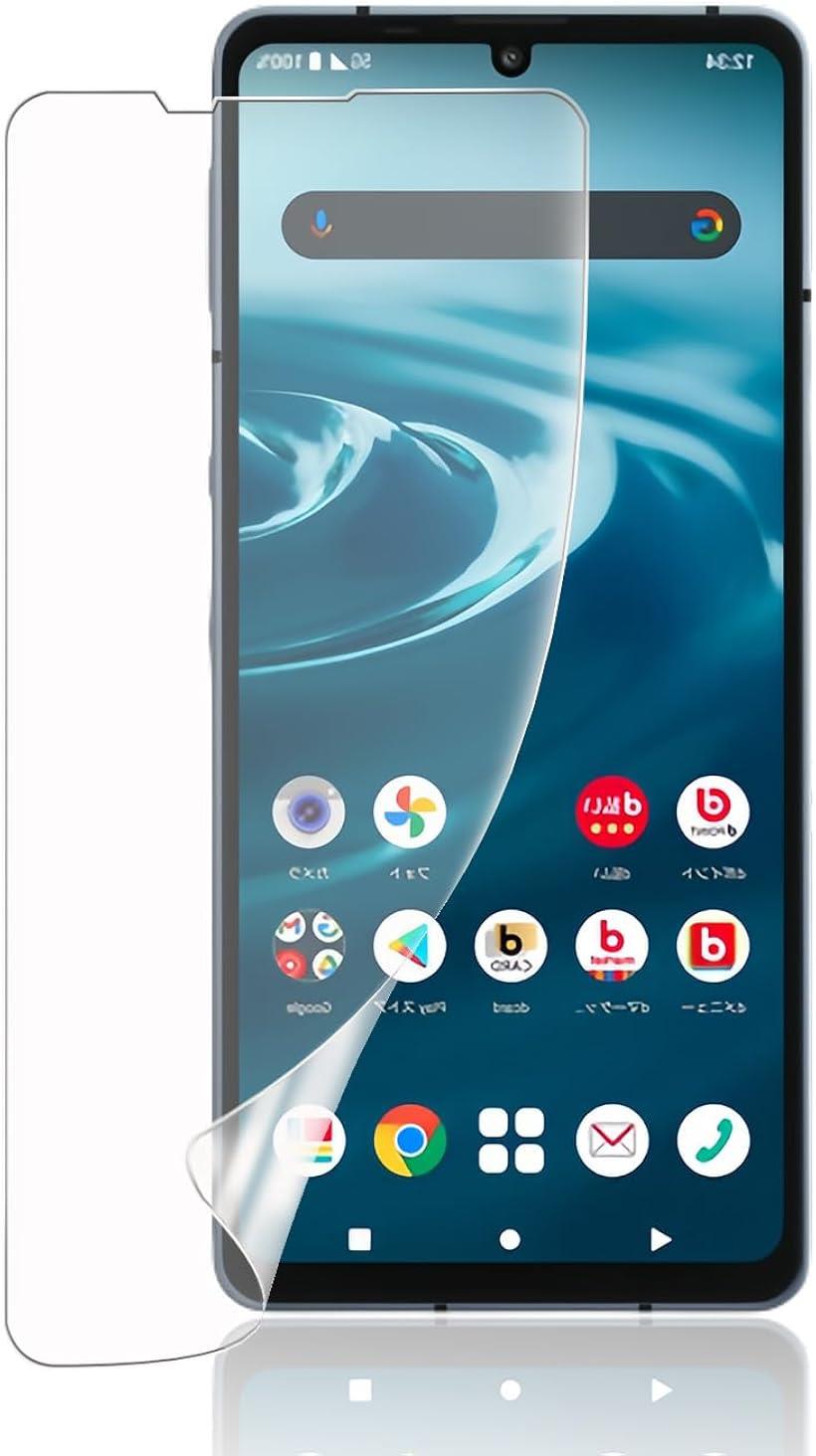 アンチグレア1枚入りAQUOS Sense6s / フィルム 専用 非ガラス TPU素材 指紋認証が可能 反射防止 浮き防止 気泡レス キズ修復 3D保護 液晶保護フィルム (TMK-UCI-101)