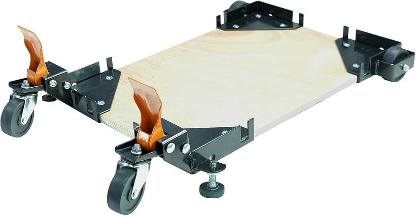 KF2005 平台車 ドーリーキット キャスターセット 耐荷重250Kg ペダル式ロック付き