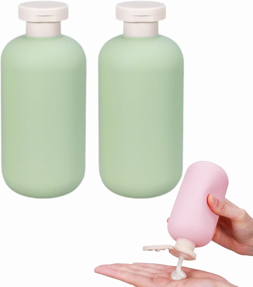 シャンプーボトル トラベル 旅行 詰め替えボトル 携帯用 (グリーン, 200ml)