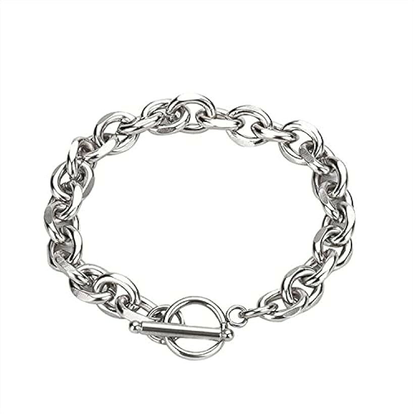 ブレスレット お洒落 人気デザイン メンズ レディース アクセサリー 鎖 フォルテ ステンレス チェーン シンプル (18cm)