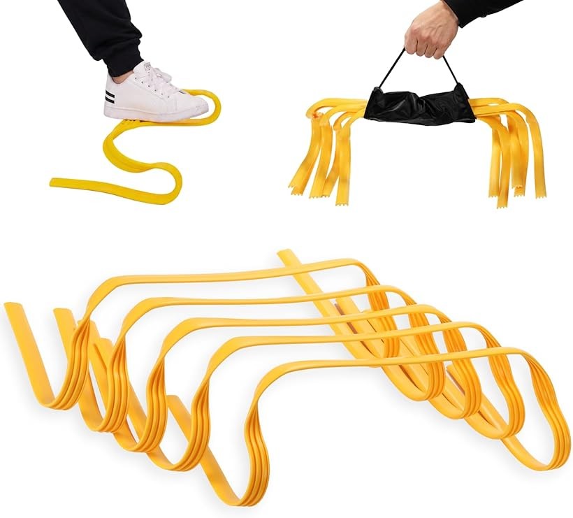 ソフトミニハードル 高さ15cm 5個/10個セット 持ち手付き トレーニング やわらかハ...