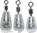 シンカー ティアドロップ ナス スイベル 付 オモリ 錘 鉛 釣り 海 川 バス ワーム 仕掛け フィッシング シルバー(鉛, 3.5g,5g,10g(各20個入り))