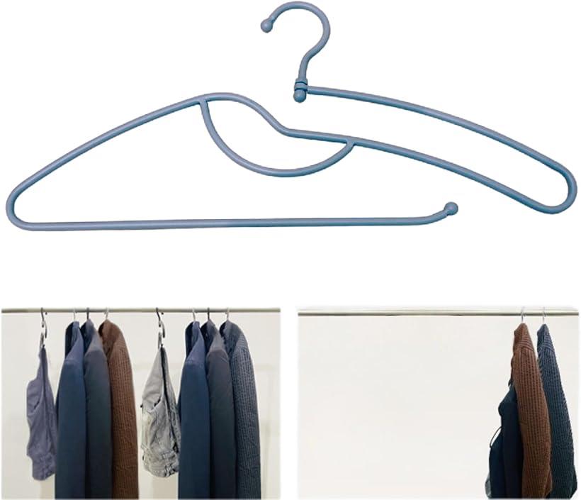 Hanger - ハンガー ズボンハンガー パンツハンガー スラックスハンガー ベルトハンガー 洗濯ハンガー (ライトグレー, 単品)