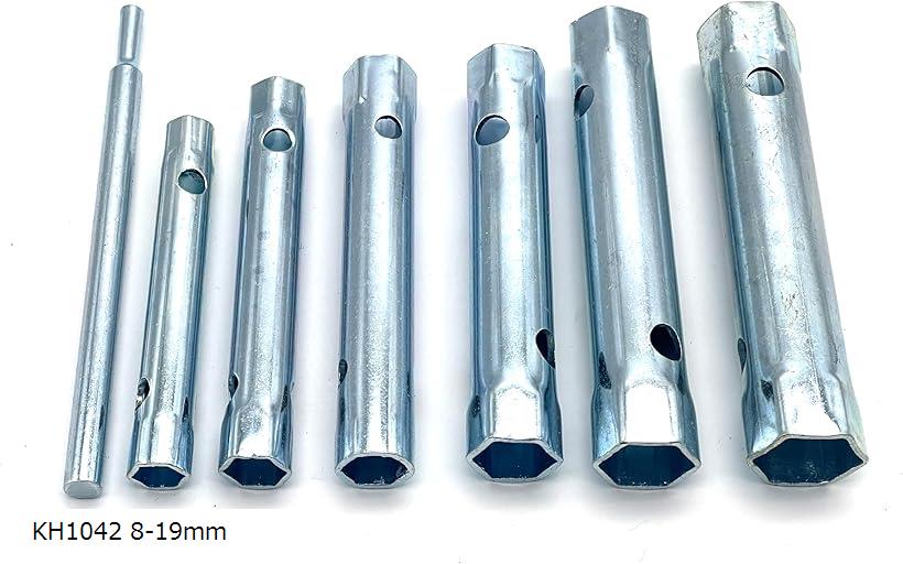 プラグレンチ トルクレンチ DIY 点火プラグ ソケット スパーク 人間工学 t型ハンドル 配管 車 バイク 6個 セット(8-19mm)