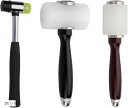 吸音ハンマー セット レザークラフト ナイロンハンマー 皮工具 革細工 菱目打ち(3セット)