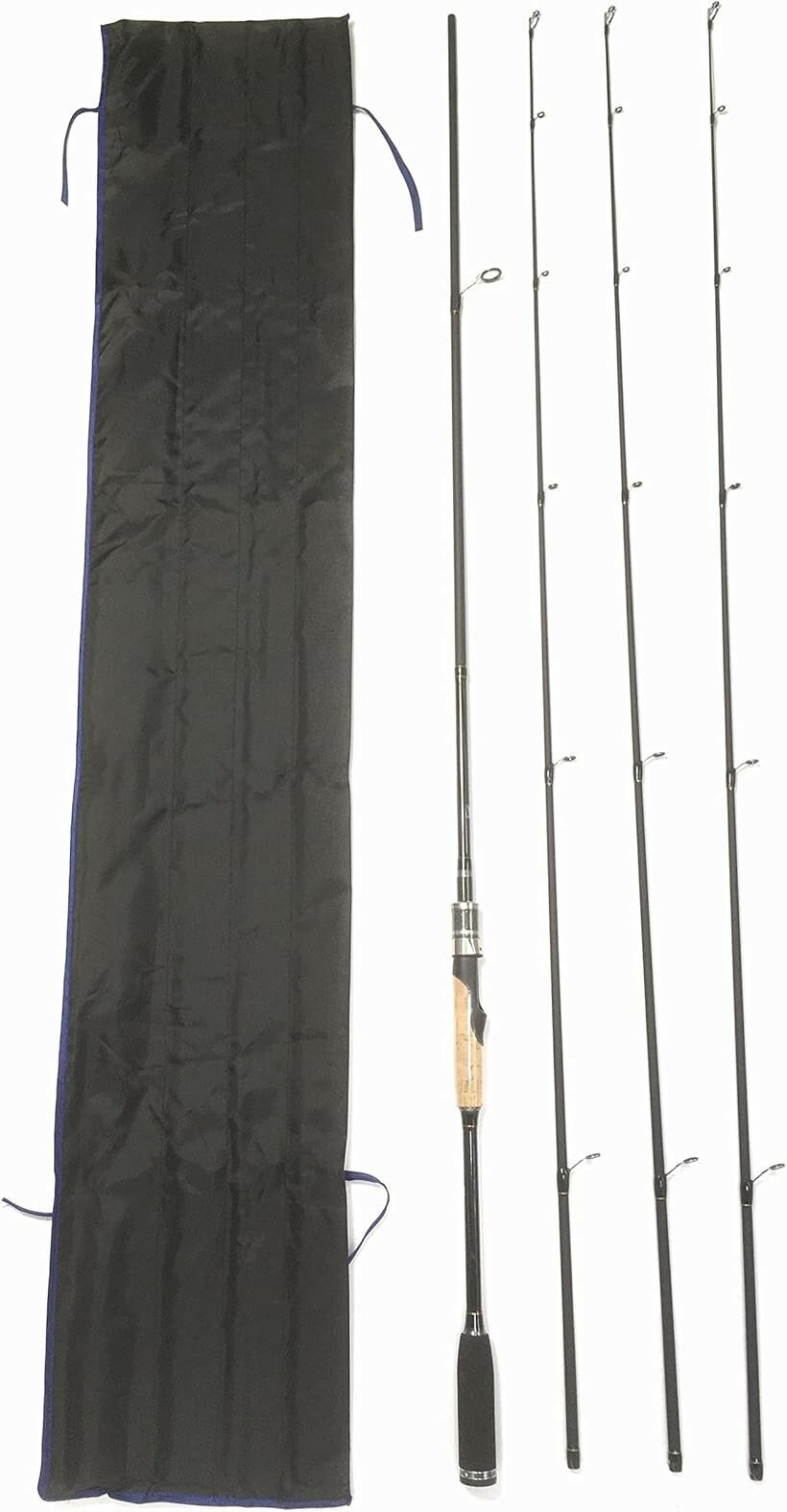 3WAY 8ftスピニングロッド2ピース ML、M、MH シーバスロッド エギングロッド ロックフィッシュロッド トラウトロッド バス釣りロッド 8フィート (3WAY 8ftスピニングロッド2ピース(ML、M、MH), 8ft)