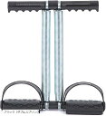 ペダルエクササイザー フットペダル エキスパンダー スプリング トレーニング フィットネス 筋トレ 腹筋 美尻 室内(ブラック(ダブルスプリング))