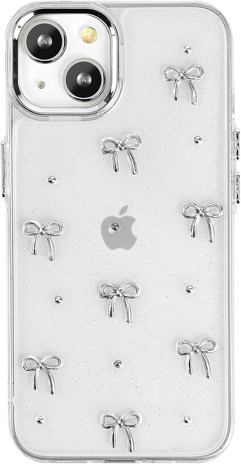 リボンxキラキラ スマホケース ラメ クリア 韓国 かわいい iphoneケース…