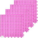 AllBright ラビットケージすのこ うさぎ マット 床材 飼育ケージ モルモット チンチラ 小動物 30x30cm 4枚セット(ピンク)