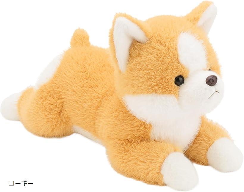 Dog - コーギー ぬいぐるみ 犬 可愛い 抱き枕 リアル ふわふわ ギフト アニマル キュート (コーギー)