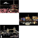 スクラッチアート キット A3 セット 風景 趣味 インテリア 大人 初心者セット おうち時間 飾れる 絵(B)