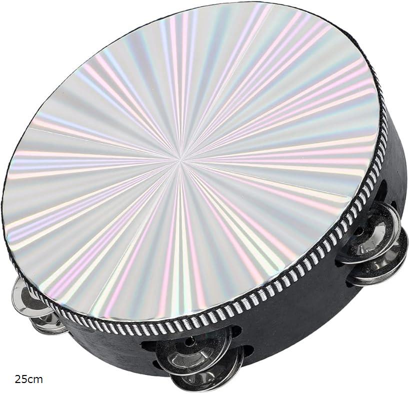 AllBright タンバリン パーカッション カラオケ 演奏 楽器 盛り上げ 出し物 演劇(25cm)