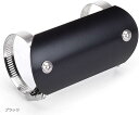 マフラーガード ヒートガード ステンレス マフラーカバー バイク用 ヒートシールド プロテクター 保護 カスタムパーツ(ブラック)