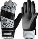 Frater キーパーグローブ ジュニア キーグロ サッカーグローブ 子供用 | フットサル 高グリップ(シルバー, 8号:大人向け)