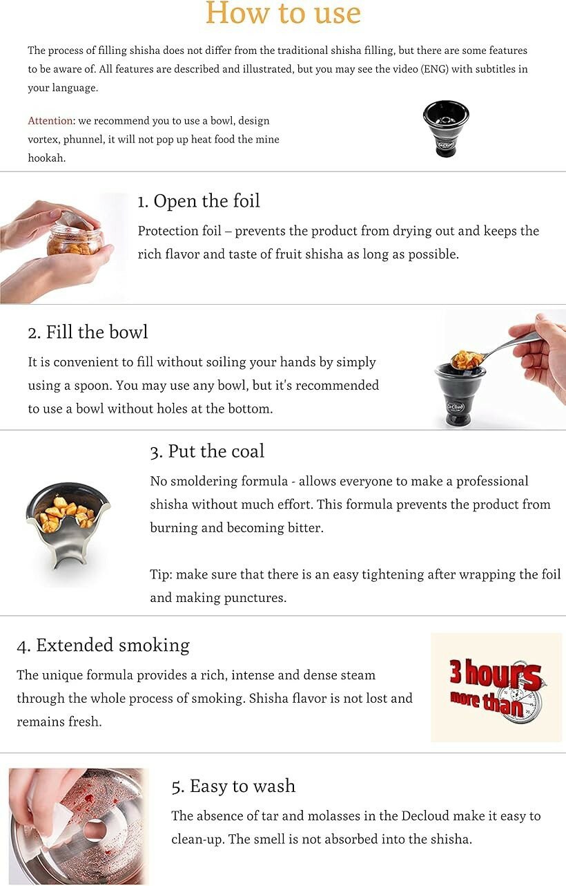 シーシャ フレーバー DeCloud Shisha Friut Hookah Mix Flavors Set Tobacco ＆ Nicotine Free Molasses (50gx10PCS-A)