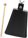 AllBright カウベル パーカッション ドラム パーカッションカウベル 楽器(ブラック, 5インチ)