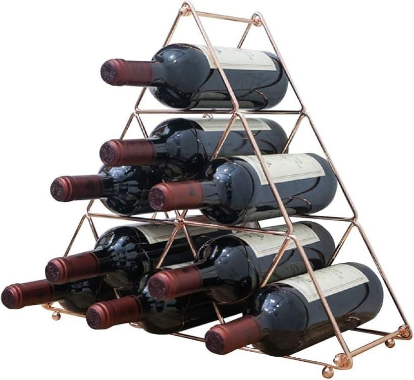 ワインラック ワインホルダー 9本収納 シャンパン ボトル ケース スタンド インテリア N-W57