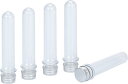 試験管 プラスチック 40ml 5本 セット アルミキャップ 付き 実験 検査 研究 ハーバリウム 一輪挿し 透明(透明, 14cm)