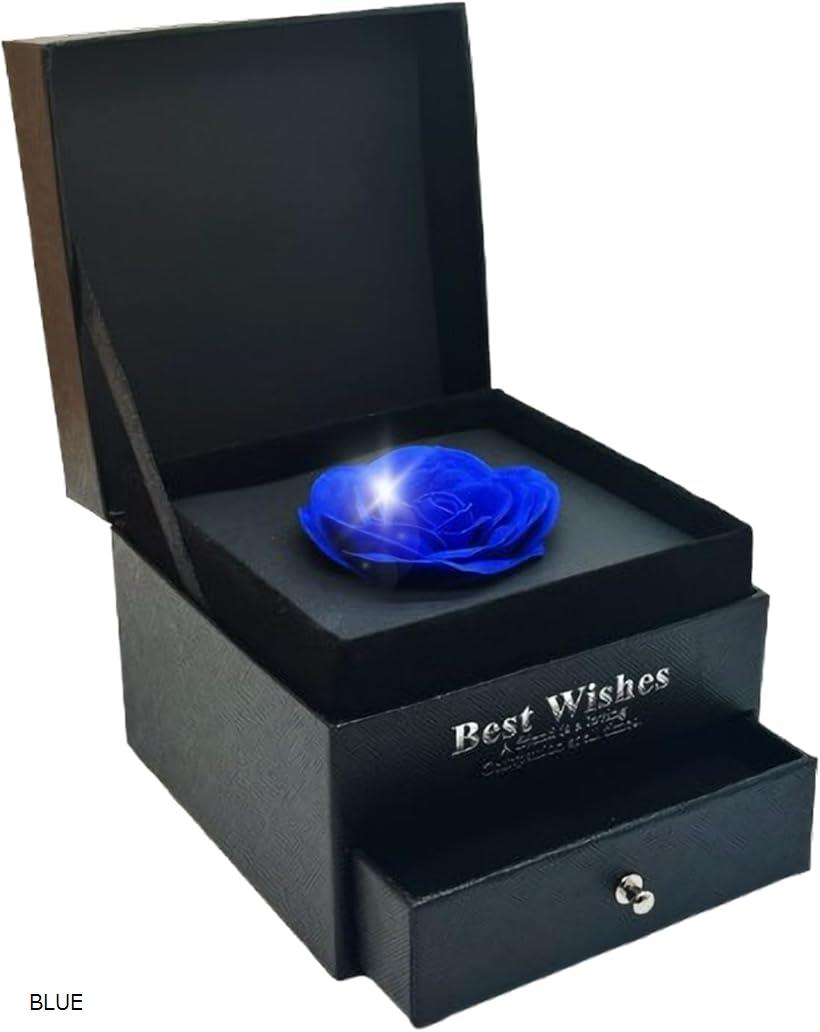 ROSE BOX ソープフラワー 花束 結婚記念日 結婚祝い クリスマス 薔薇 バラ プレゼント ギフト 女性 造..