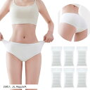 女性用使い捨てパンツ旅行防災入院 介護 産後 ショーツ レディース下着出張 便利グッズ(30枚入, XL RegularR)