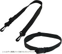 ワンタッチバックル 作業ベルト ショルダーストラップ 2個セット 作業用 業務用 ポーチ用 ウエストポーチ用 ナースポーチ用 付け替え用 予備 交換用(ショルダー(樹脂フック)&ウエスト/ブラック)
