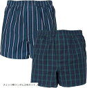 メンズ トランクス ちょい漏れ 対策 ランダム 2枚セット前開き 綿 100% 抗菌 消臭 日本製 防水布 吸汗速乾 通気性 シニア 介護 大きいサイズ 紳士 下着(チェック柄ランダム2枚セット, M)