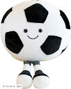 ボール クッション ぬいぐるみ 抱き枕 柔らかい 可愛い(サッカーボール 35cm)