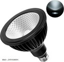 植物育成ライト E26 ランプ口 24Wスポットライト フルスペクトル 高演色性 LED育成電球 ビーム角38度 白光系5800K(Black, 白色系5800K)