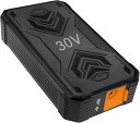 空調作業服用 バッテリー 30V高出力 30000mAh コンパクト 大容量 4段階風力調節 Type-C急速充電 DC/USB出力ポート付き ファン付きベスト ファン用 軽量 持ち運び便利 旅行/出張
