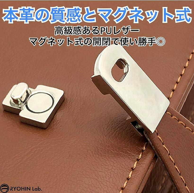 良品ラボ 名刺ホルダー 大容量 300枚収納 横入れ コンパクト 軽量 名刺ファイル おしゃれ PUレザー 1冊 (ブラック)