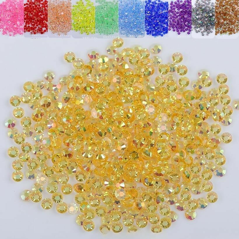 Other - ラインストーン 1000粒 透明クリア うちわデコ (トパーズ, 2mm)