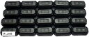 フェライト コア ヒンジ 式 ノイズ除去 部品 内径 9mm(黒, 20個)(3)